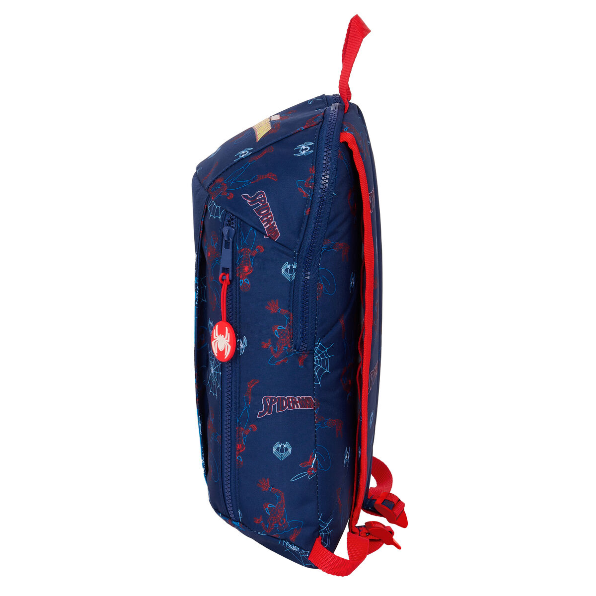 Ryggsäck Spider-Man Neon Mini Marinblå 22 x 39 x 10 cm - 2