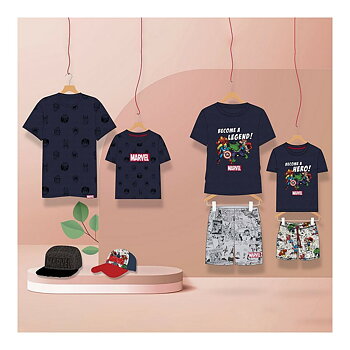 Pyjamas Marvel Grå (Vuxna) Män