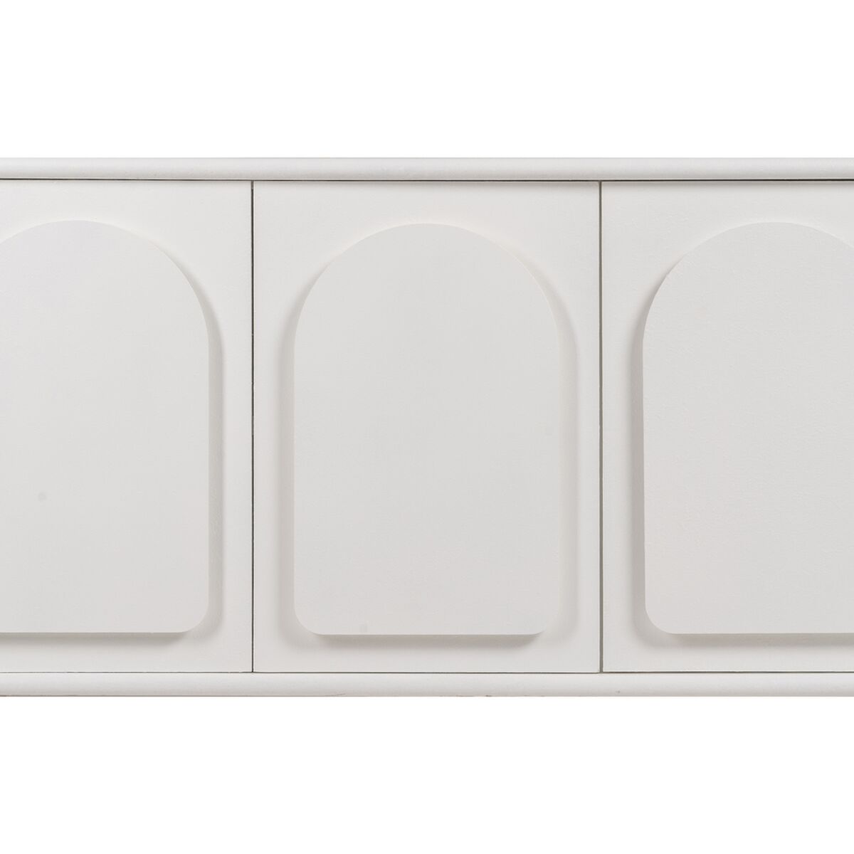 Skänk BERET Vit Granträ Trä MDF 120 x 40 x 81 cm - 5