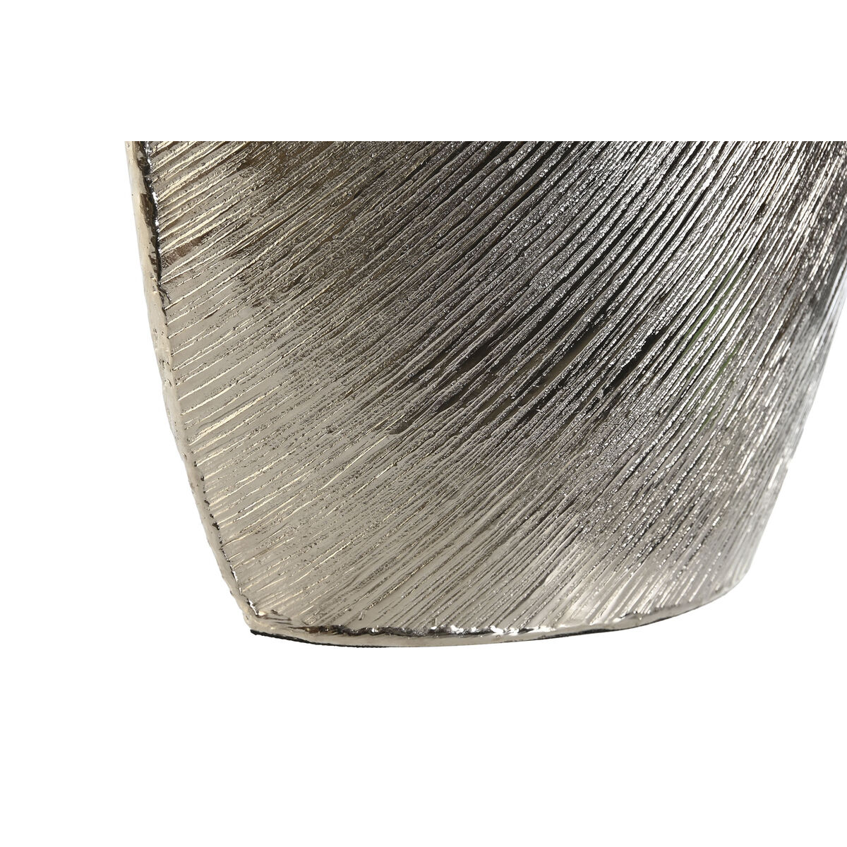 Vas DKD Home Decor Gyllene Silvrig Aluminium Modern 22 x 13 x 40,5 cm (2 antal) - 2