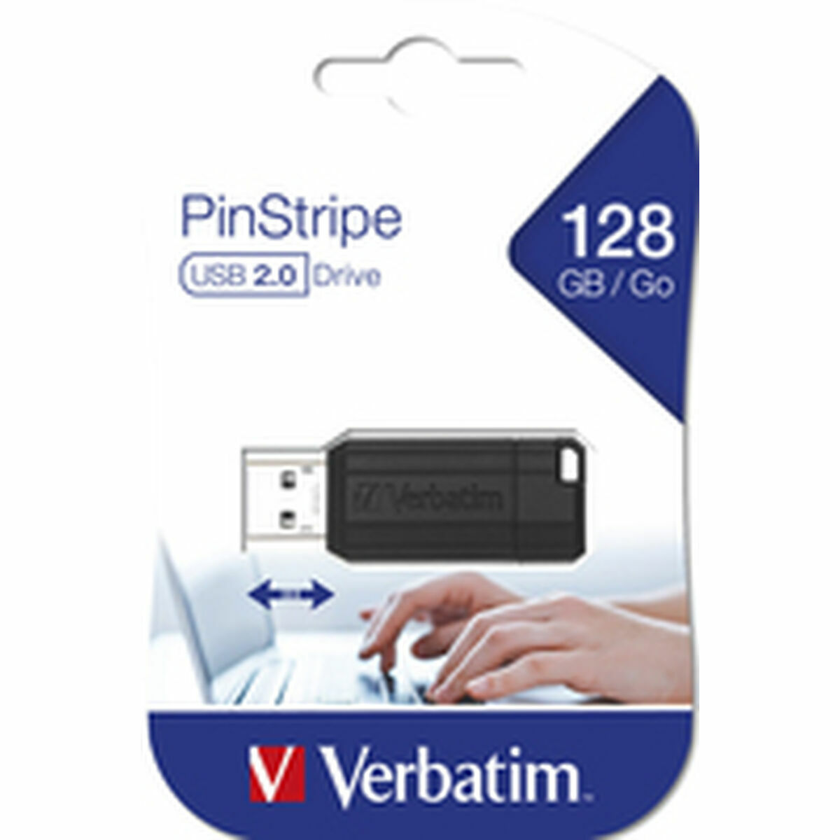 USB-minne Verbatim Svart 128 GB - 2