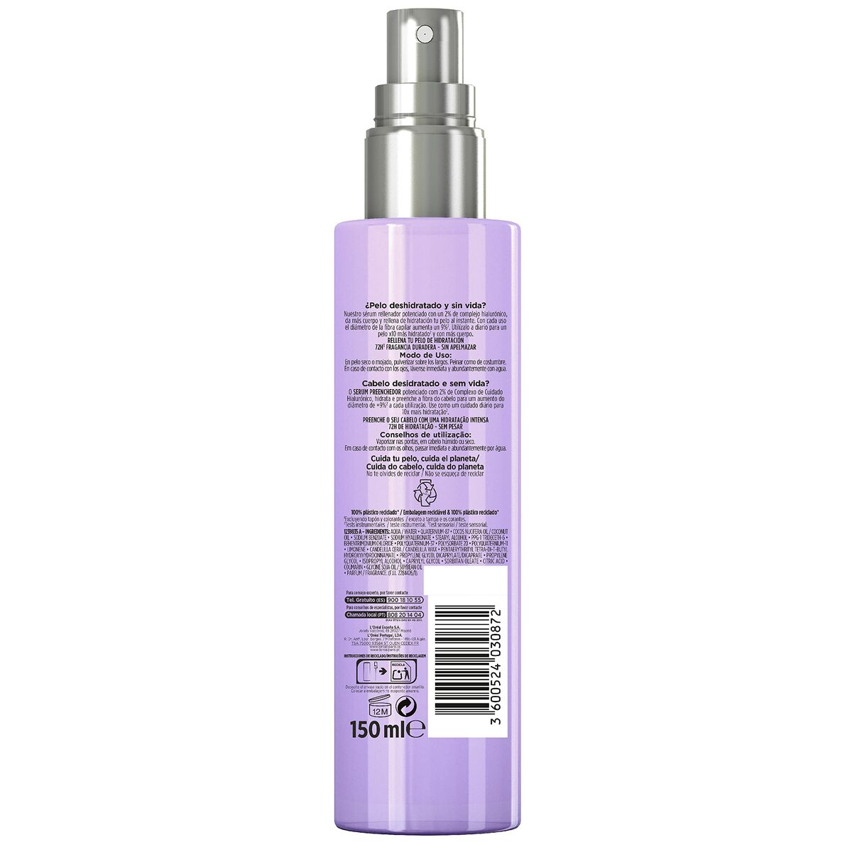 Hårserum L'Oreal Make Up Elvive Hidra  150 ml - 10