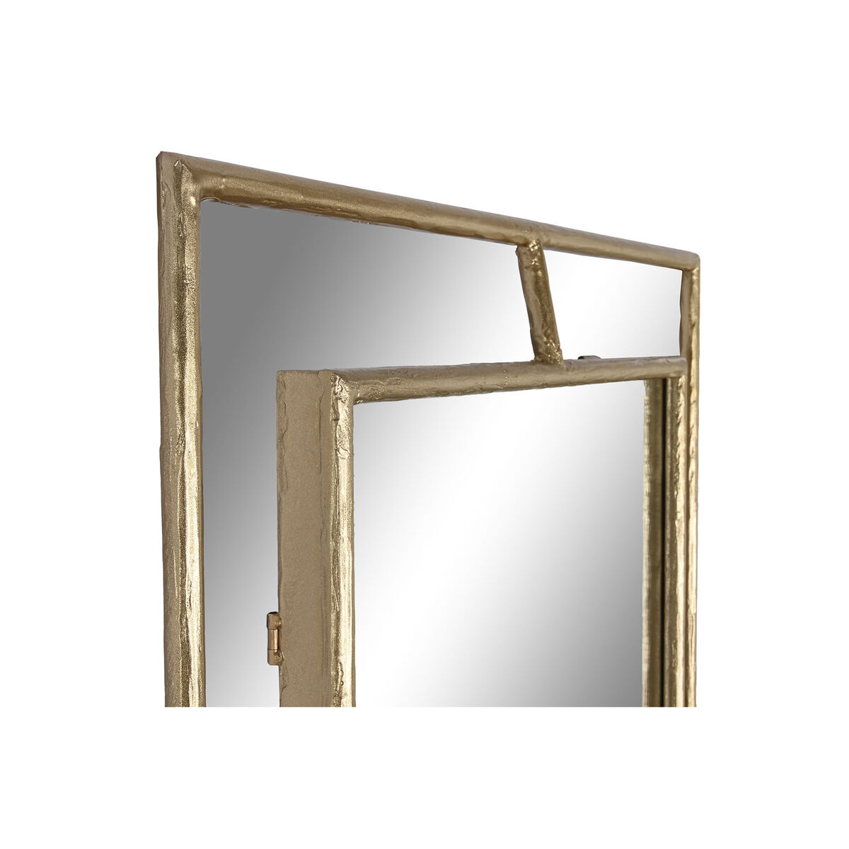 Väggspegel Home ESPRIT Gyllene Modern 96 x 5 x 208 cm - 2