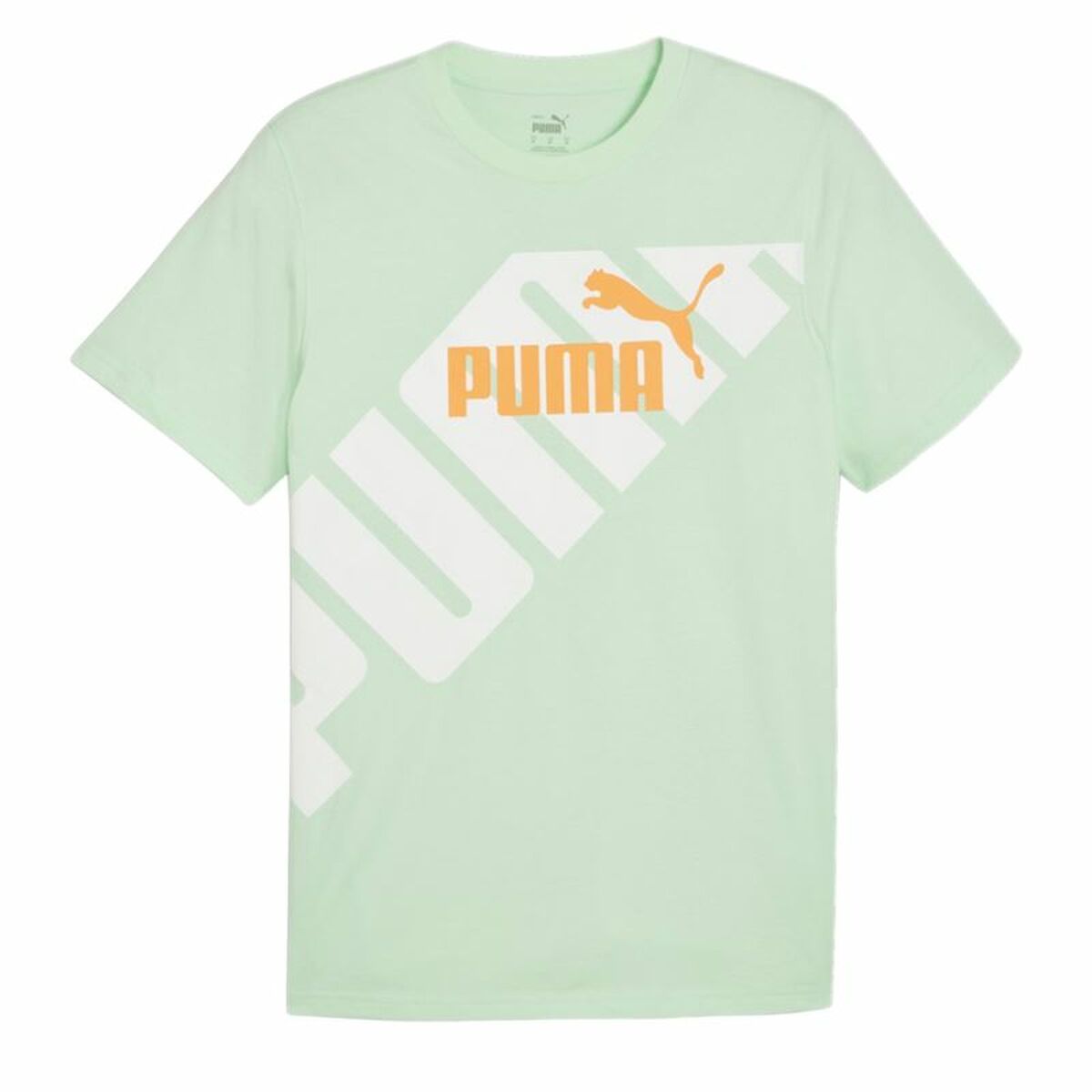 T-shirt med kortärm Herr Puma POWER Graphic  Turkos