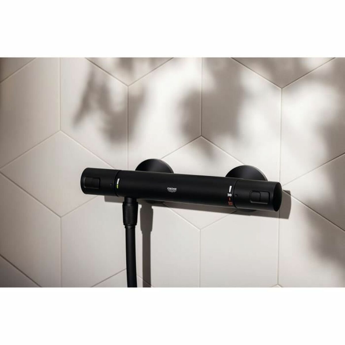 Tvättställsblandare Grohe Precision Start För dusch Svart matt Metall - 3