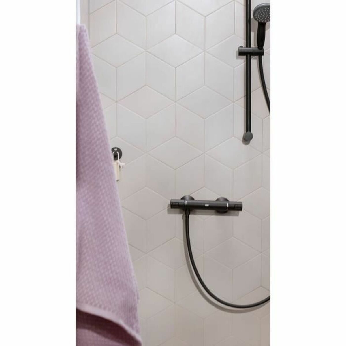 Tvättställsblandare Grohe Precision Start För dusch Svart matt Metall - 4