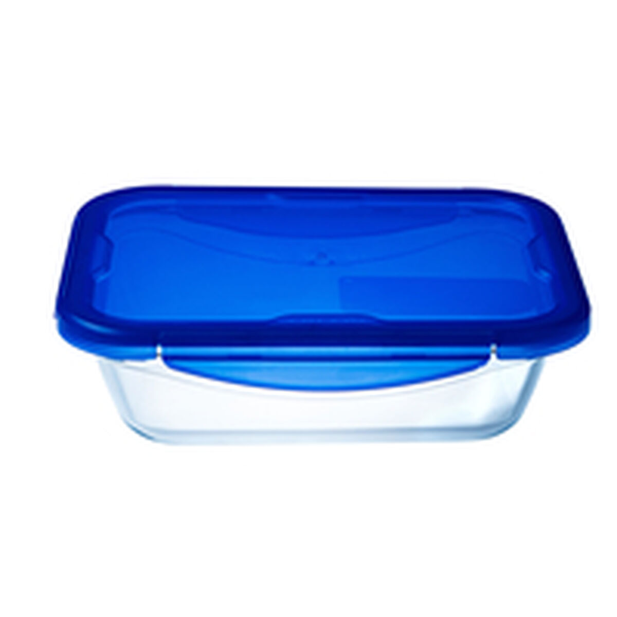 Behållare för matkonservering Pyrex Blå Transparent Rektangulär - 2