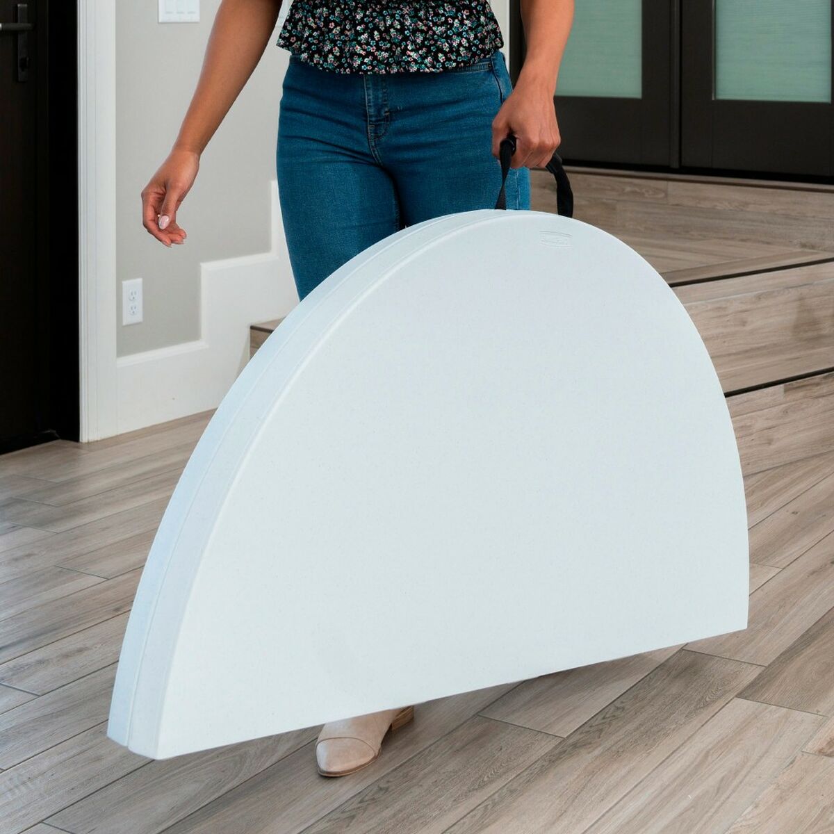 Fällbord Lifetime Vit 122 x 73,5 x 122 cm Stål Plast - 6