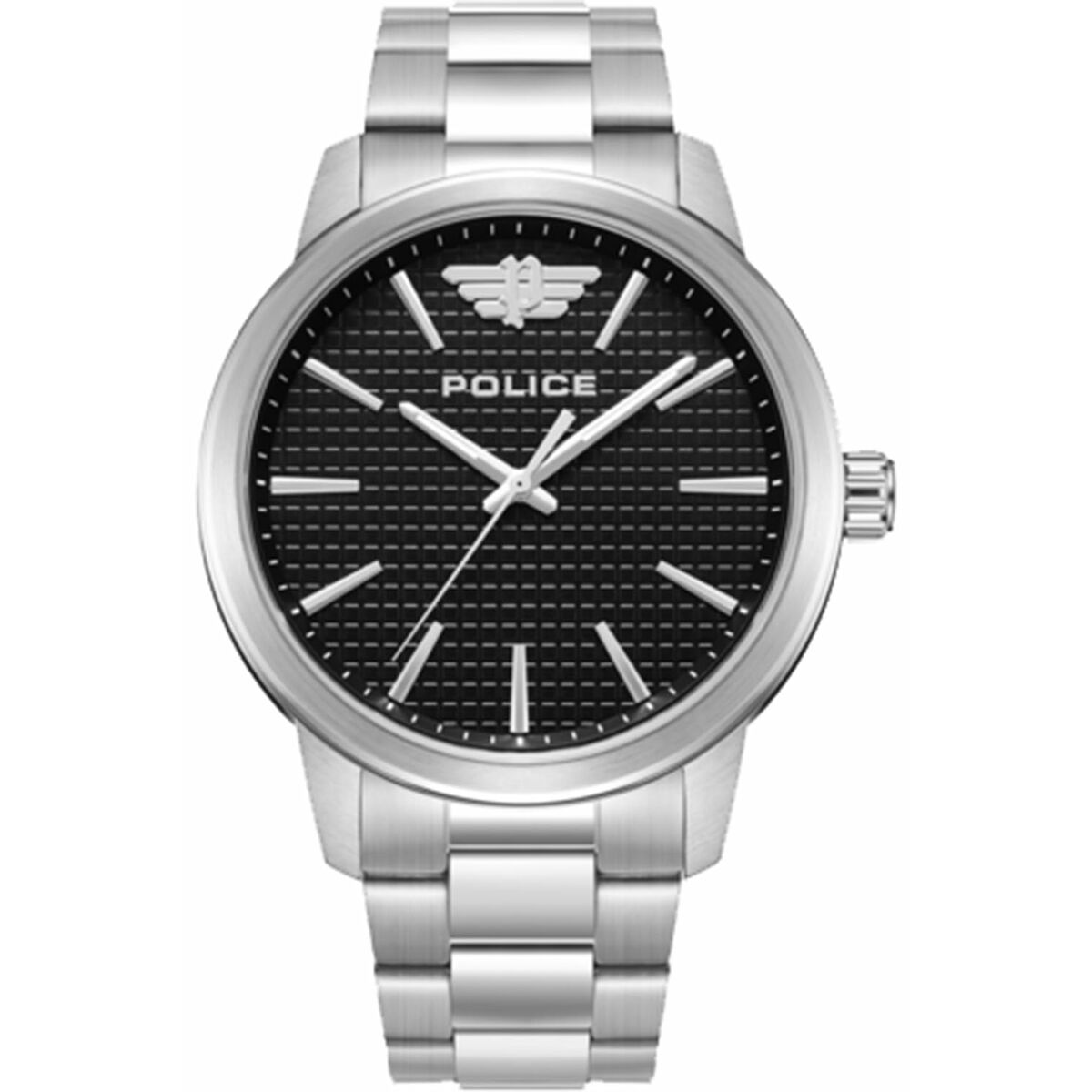 Herrklocka Police PEWJG0018402 Svart Silvrig