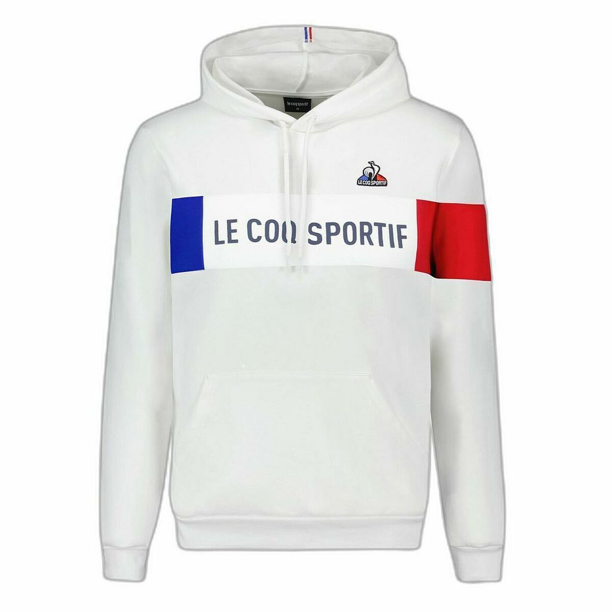 Tröja med huva Herr Le coq sportif TRI HOODY NEW OPTICAL 2310015  Vit - 2
