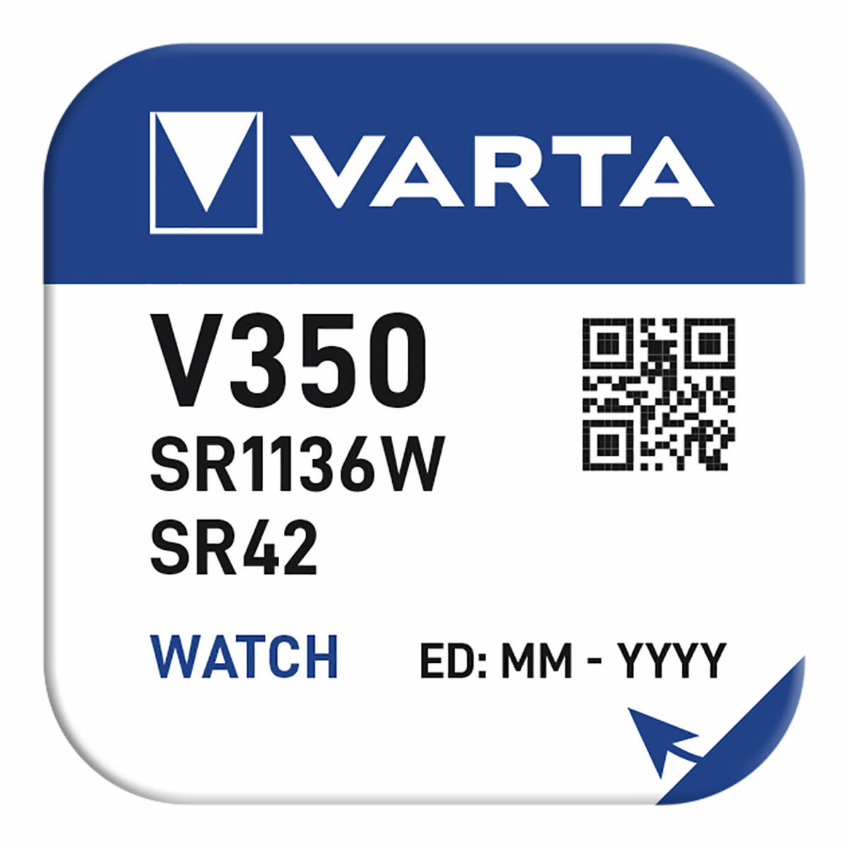 Knappcellsbatteri litium Varta Silver V350 - 3