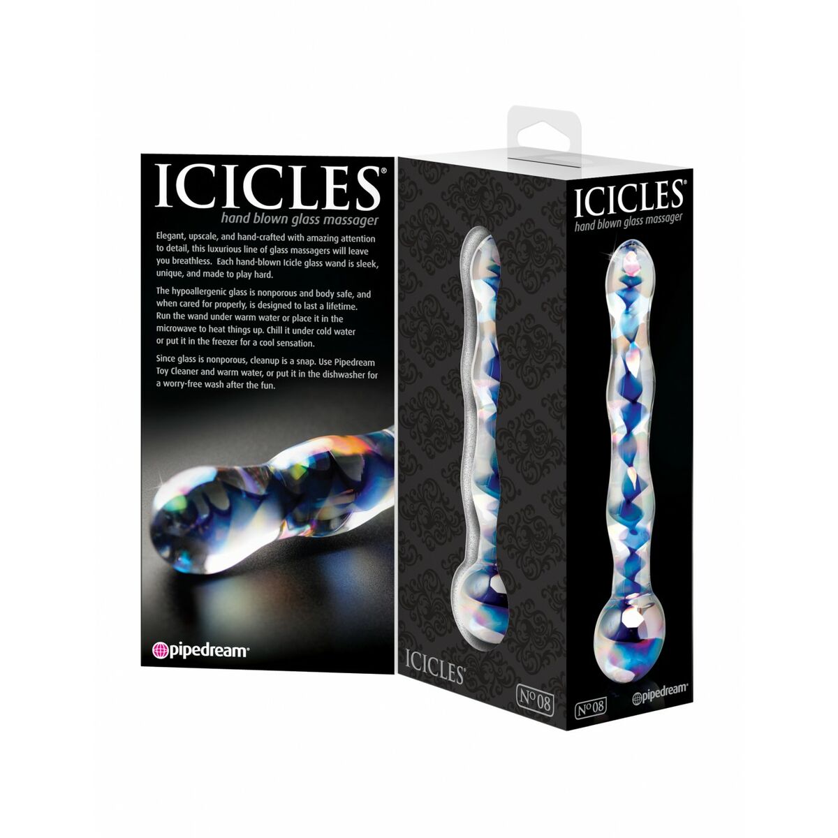 Dildo Pipedream Icicles Multicolour - 5