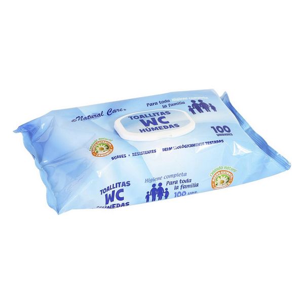 Våtservetter WC Natural Care (100 uds) - 2