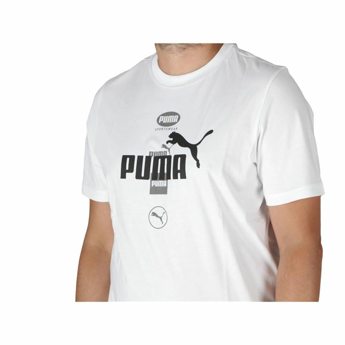T-shirt med kortärm Herr Puma Puma Power Graphic - 3