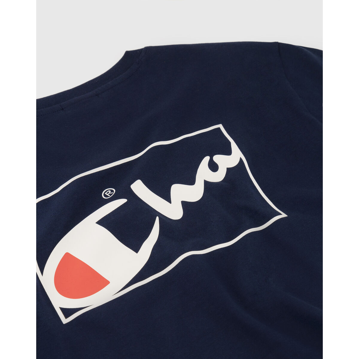 T-shirt med kortärm Herr Champion CHAMPION SS TEE 220775 NNY Marinblå - 3