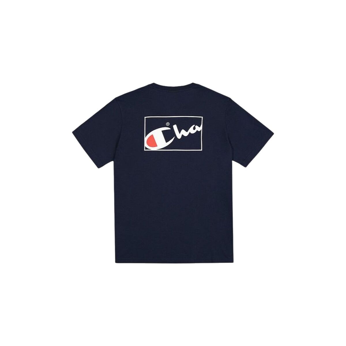 T-shirt med kortärm Herr Champion CHAMPION SS TEE 220775 NNY Marinblå