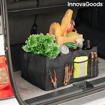 Vikbar förvaring för bilbaklucka Carry InnovaGoods