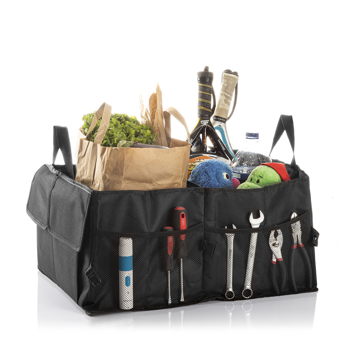 Vikbar förvaring för bilbaklucka Carry InnovaGoods - 18