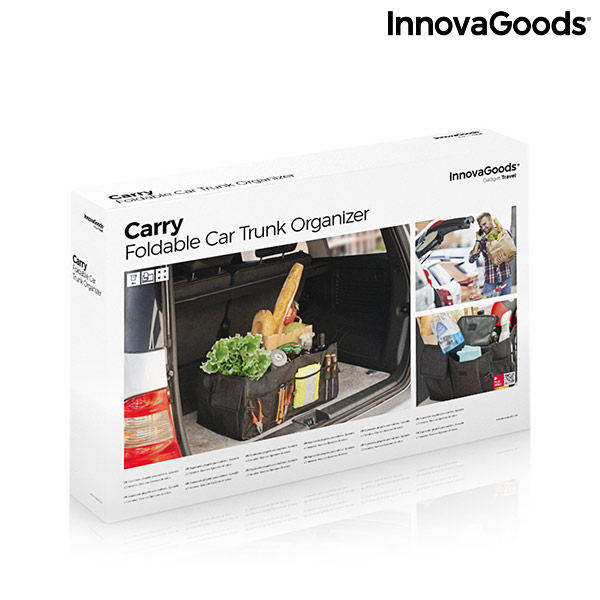 Vikbar förvaring för bilbaklucka Carry InnovaGoods - 2