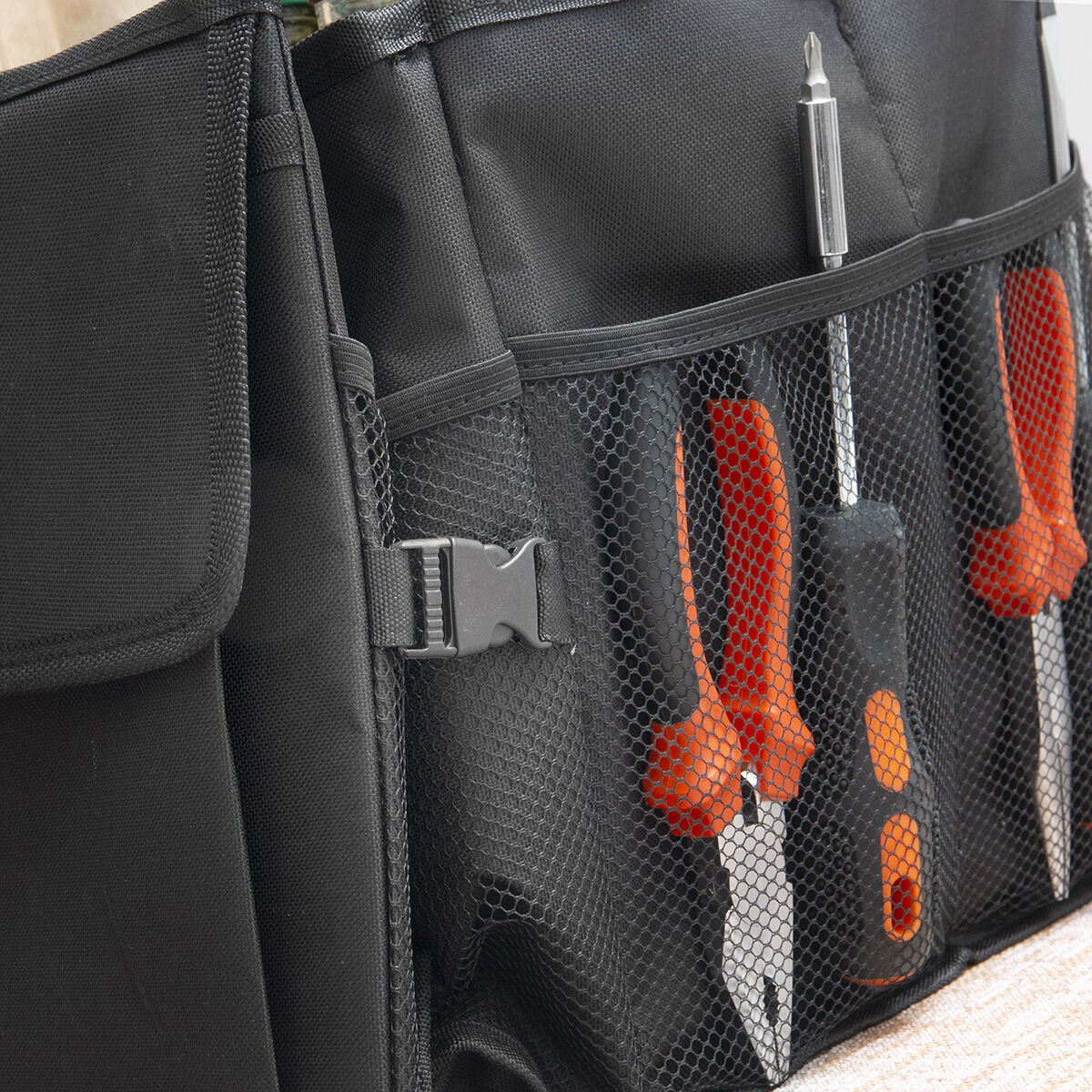 Vikbar förvaring för bilbaklucka Carry InnovaGoods - 29
