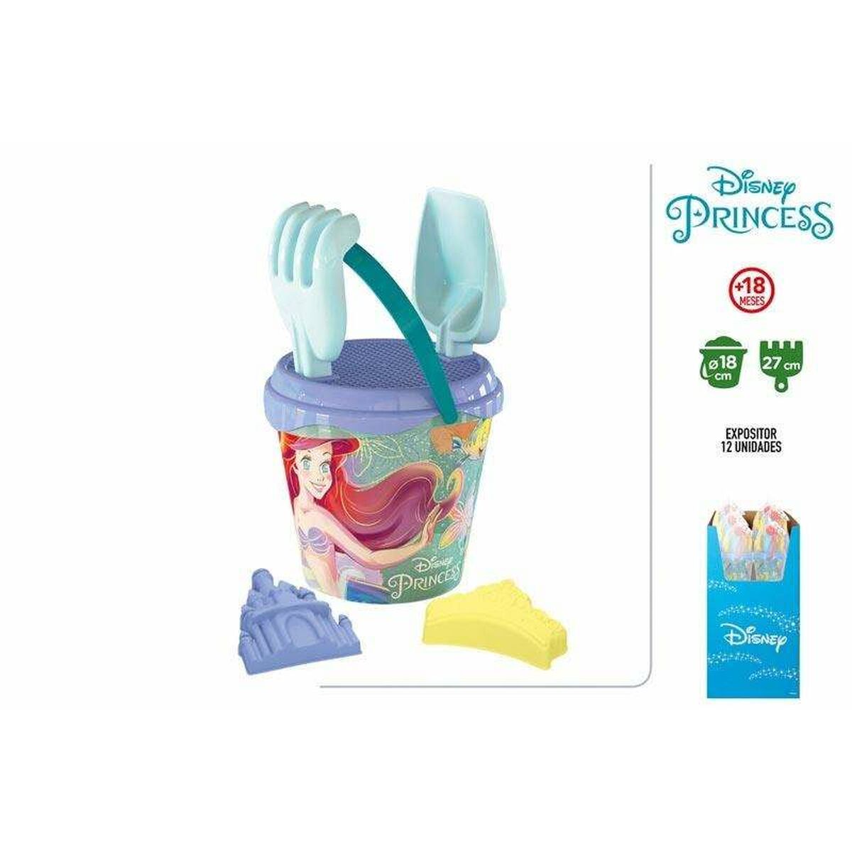 Strandleksaker set The Little Mermaid Ø 18 cm - 5