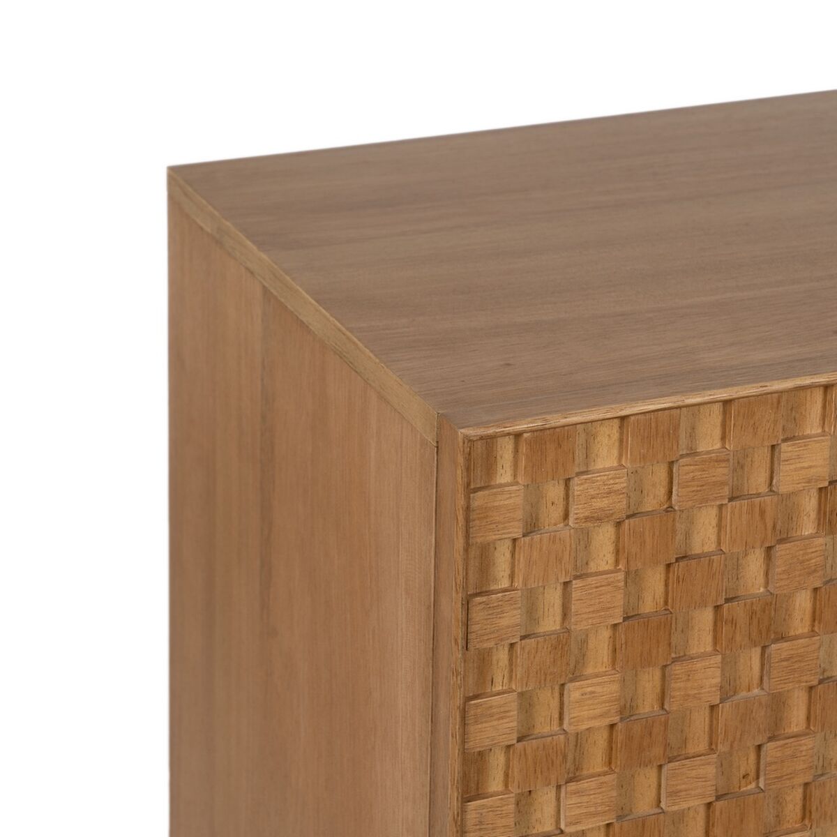 Skänk MARIGNI Svart Naturell Järn Trä MDF 121,5 x 42,5 x 93,5 cm - 4