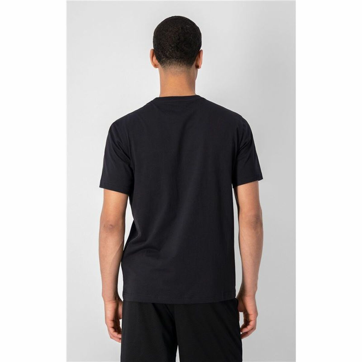 T-shirt med kortärm Herr Champion Crewneck Svart - 3