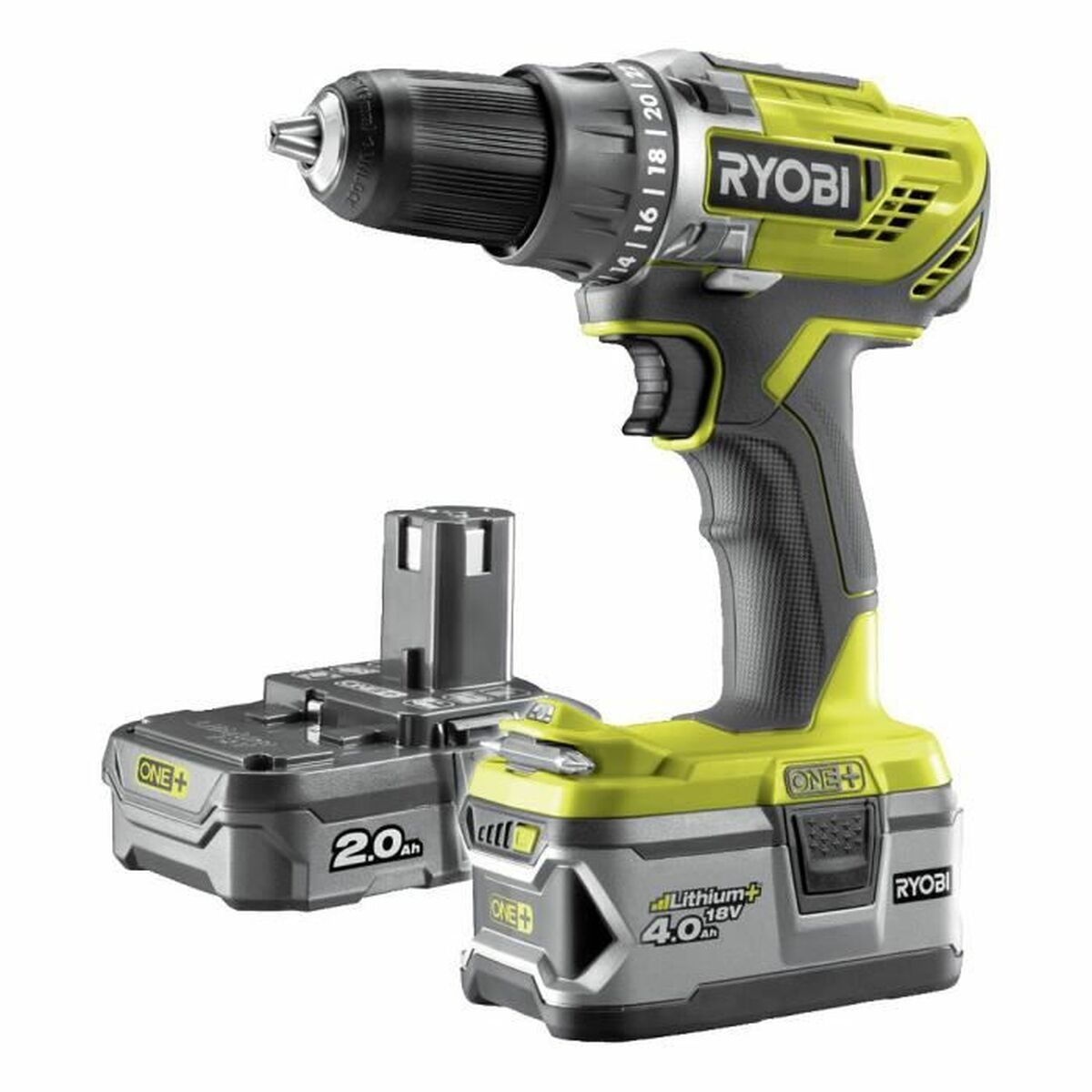Borr- och tillbehörssats Ryobi RCK184C-242S - 2