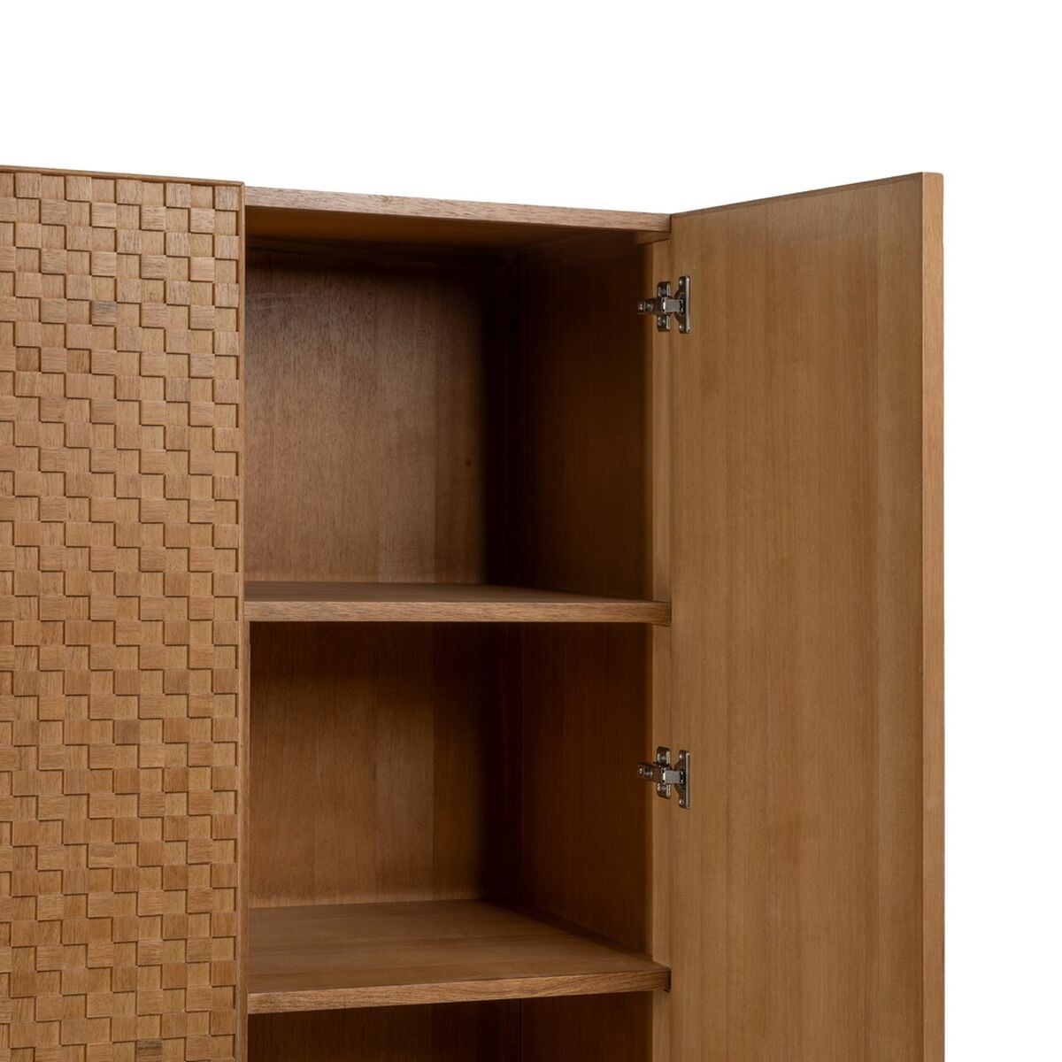 Skänk MARIGNI Svart Naturell Järn Trä MDF 98,5 x 55 x 199,5 cm - 6