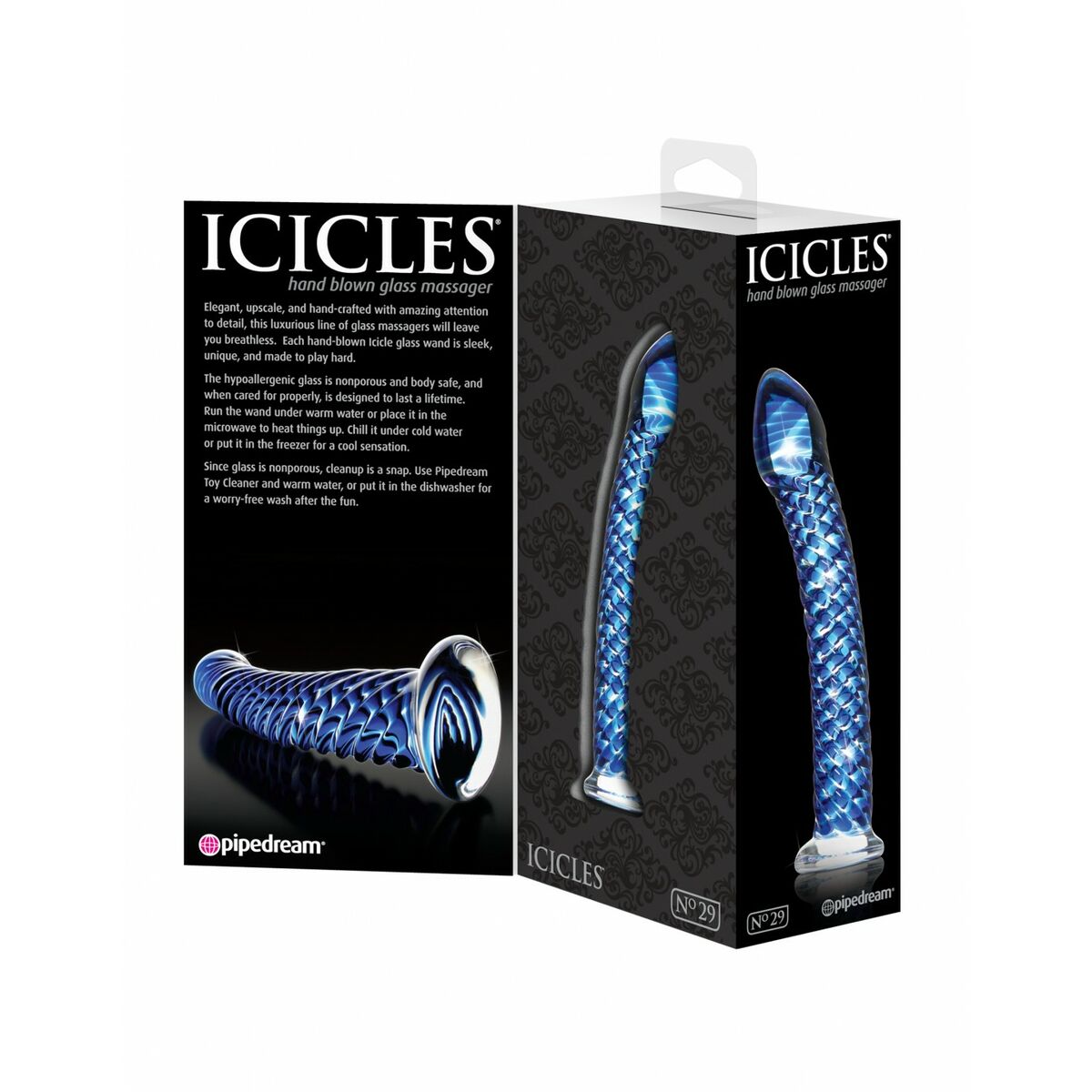 Dildo Pipedream Icicles Blå - 5