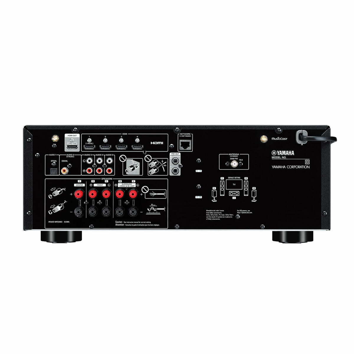 Förstärkare YAMAHA RX-V4A - 2