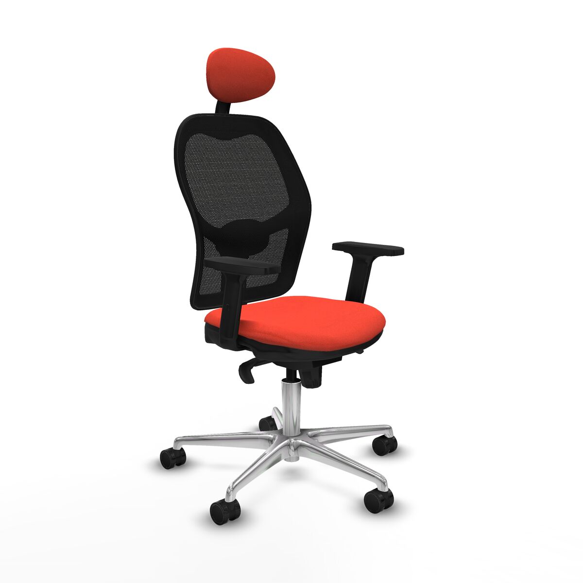 Kontorsstol med nackstöd Jorquera Piqueras y Crespo 2D086N1 Mörk Orange
