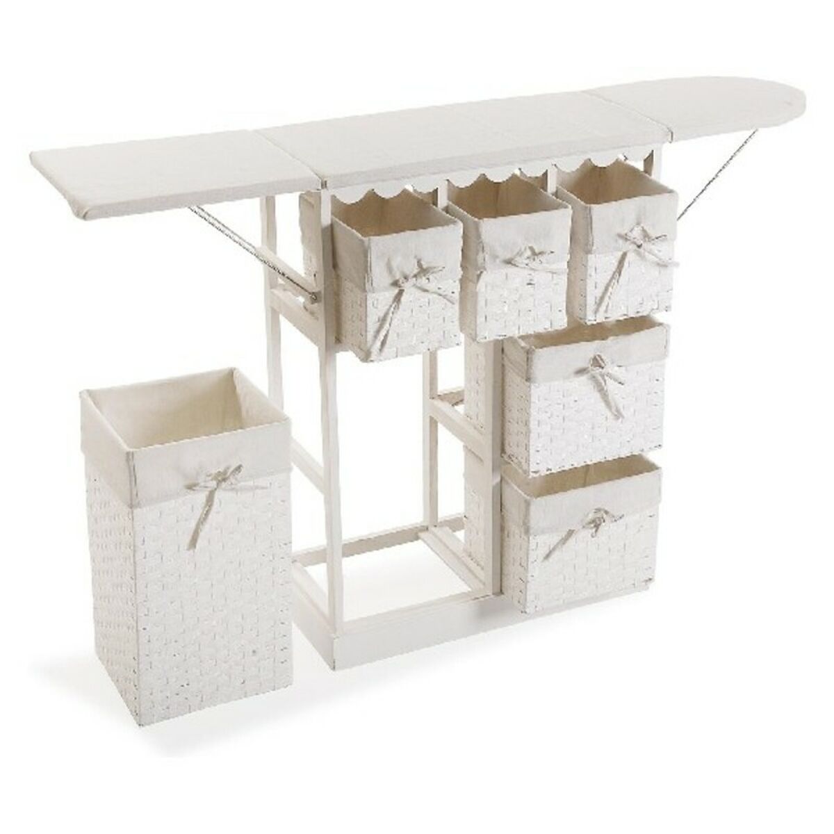 Strykstation Basic Vit Trä (30 x 85 x 130 cm) - 3
