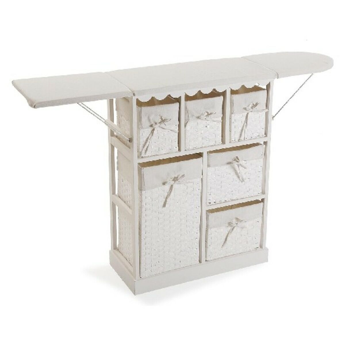 Strykstation Basic Vit Trä (30 x 85 x 130 cm)