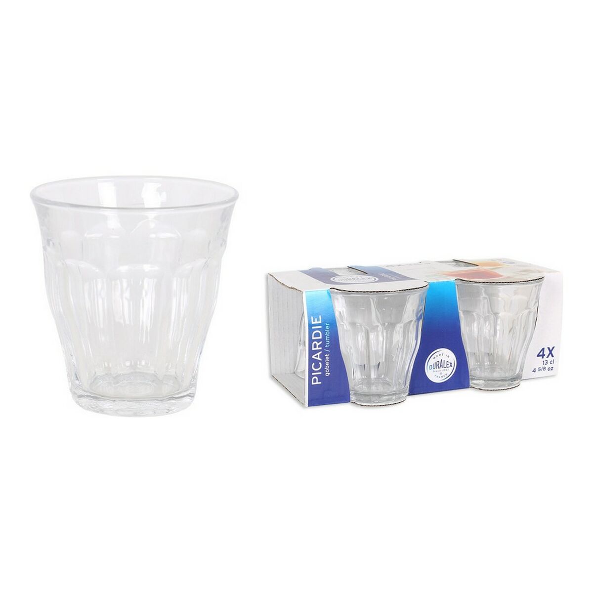 Glasset Duralex 1024AC04 Glas 130 ml (4 antal)