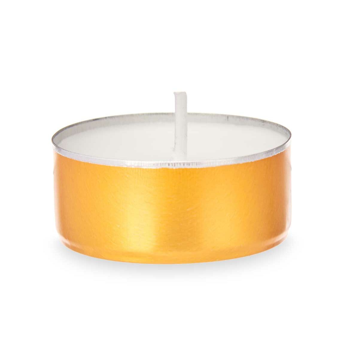 Set med levande ljus Acorde Tea Lights Vit Gyllene (24 antal) - 3
