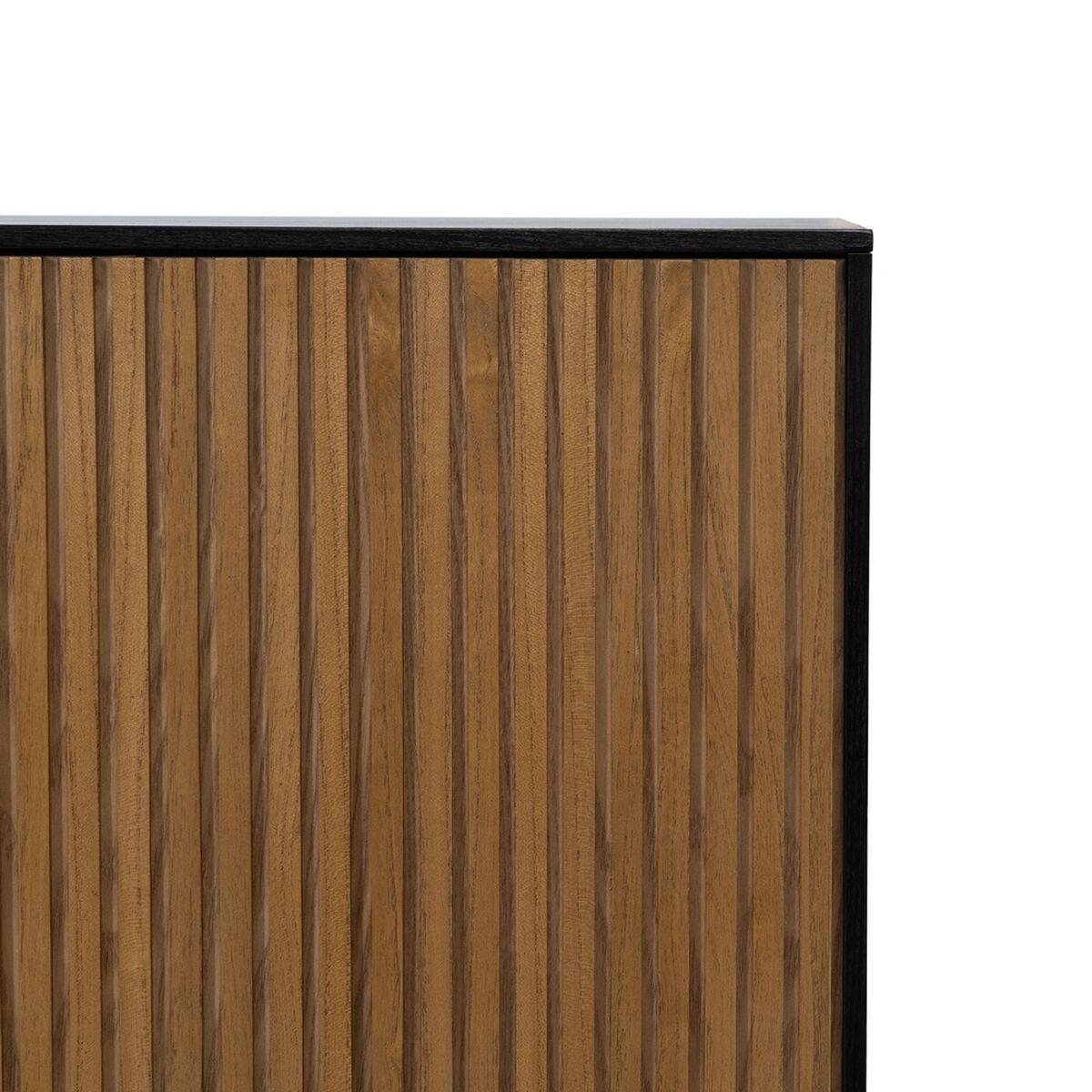 Skänk ORLEANS Svart Naturell Järn Trä MDF 204 x 40 x 81,5 cm - 8