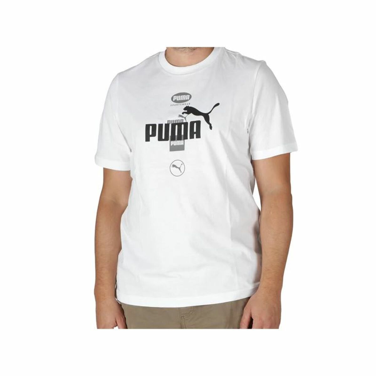 T-shirt med kortärm Herr Puma Puma Power Graphic