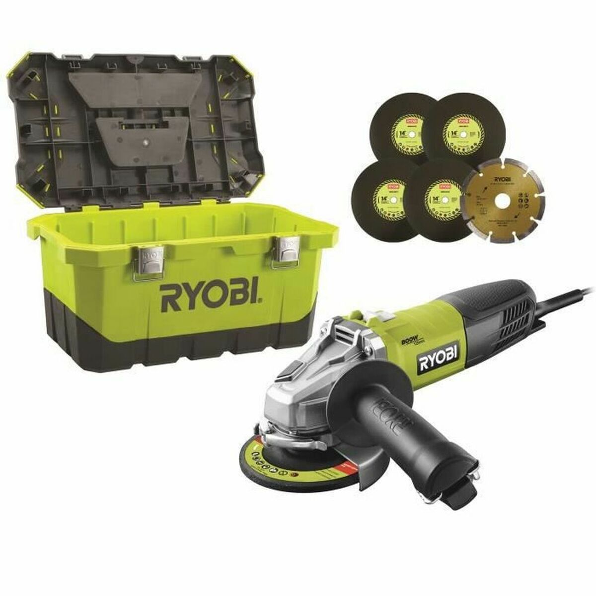 Vinkelslip Ryobi 800 W 125 mm