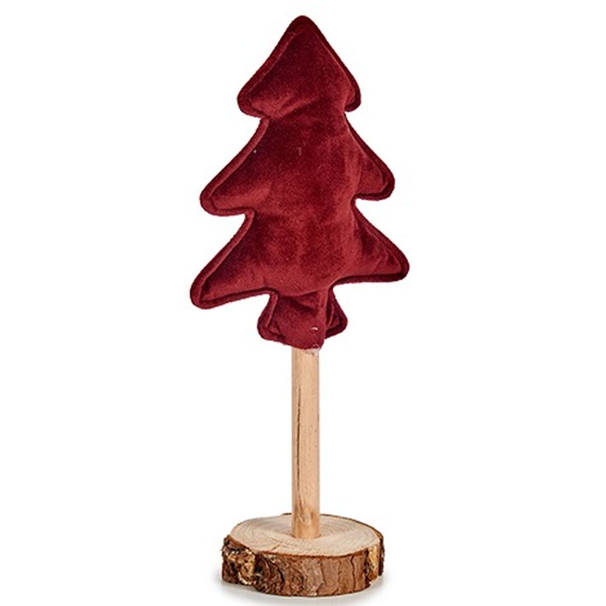 Julgran Krist+ Rödbrun Polyester Trä 9,5 x 32 x 13 cm (12 antal) - 4