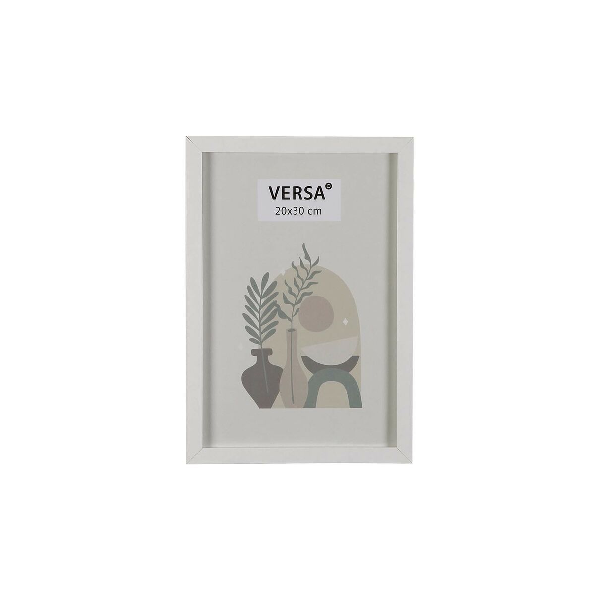Fotoramar Versa Vit Trä MDF Vintage 1,2 x 32 x 22 cm