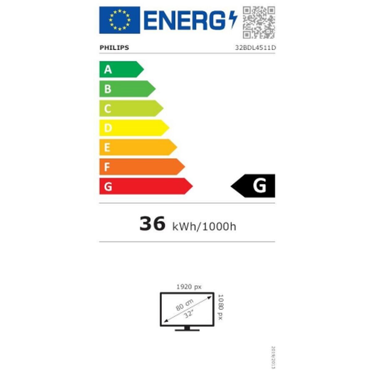 Videovägg Monitor Philips 32BDL4511D/00 Full HD 32" - 3
