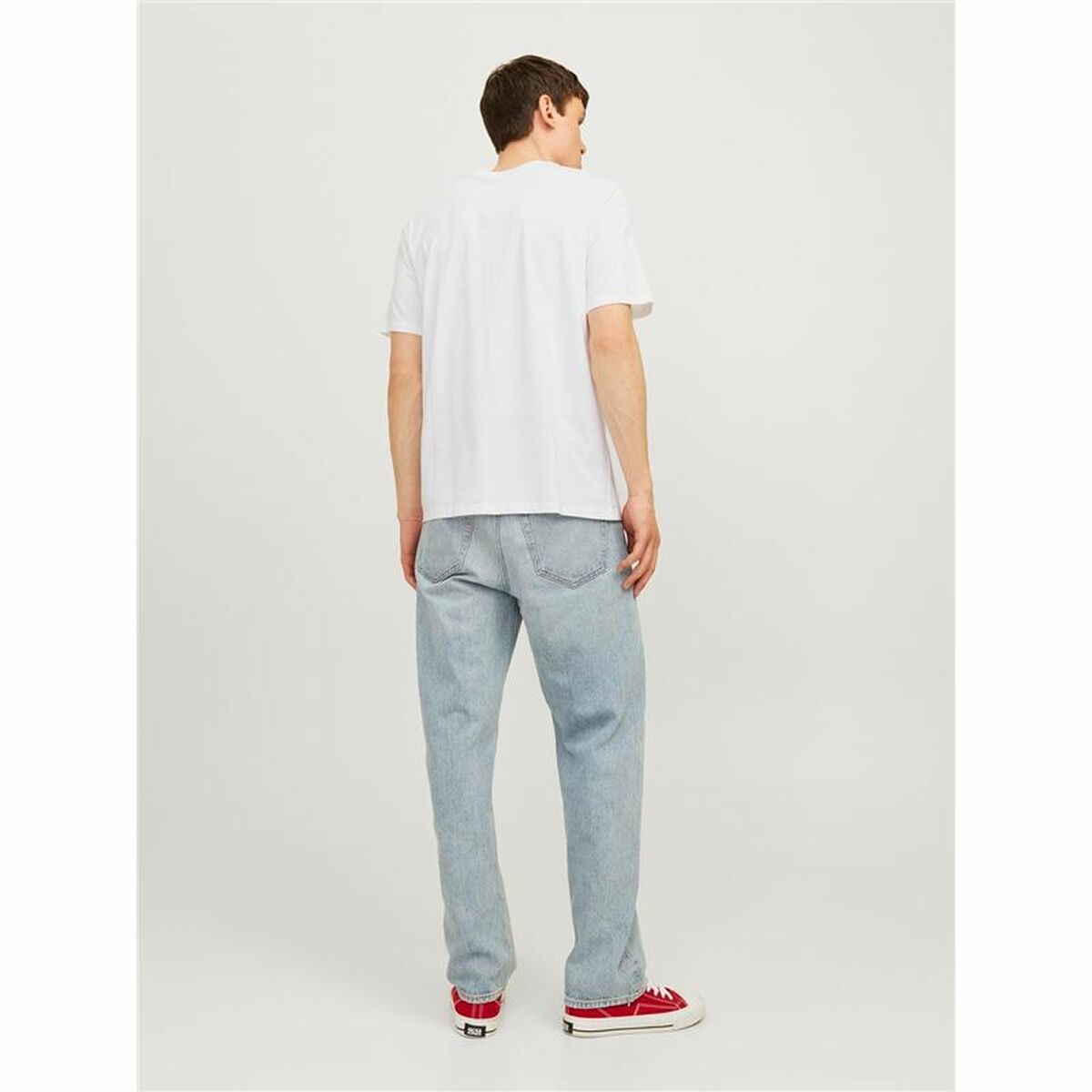 T-shirt med kortärm Herr Jack & Jones tiley Vit - 3