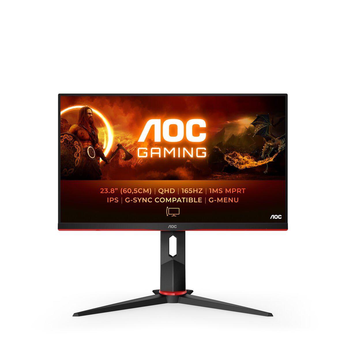 Monitor AOC Q24G2A/BK Quad HD 23,8" - 3
