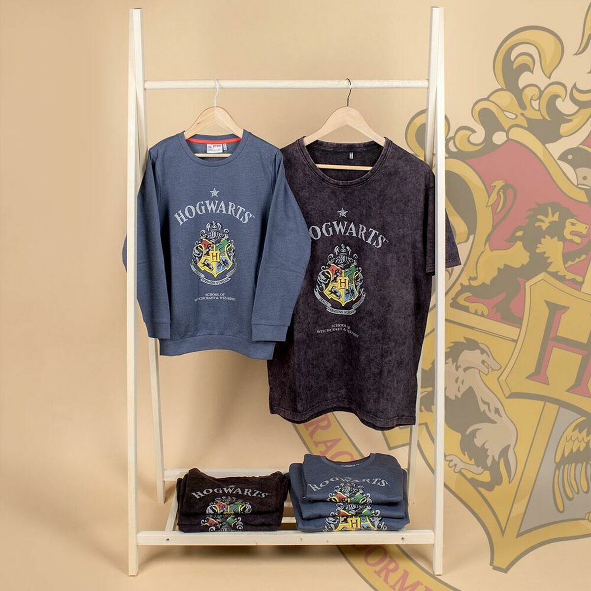 T-shirt med kortärm Dam Harry Potter Grå Mörkgrå - 7