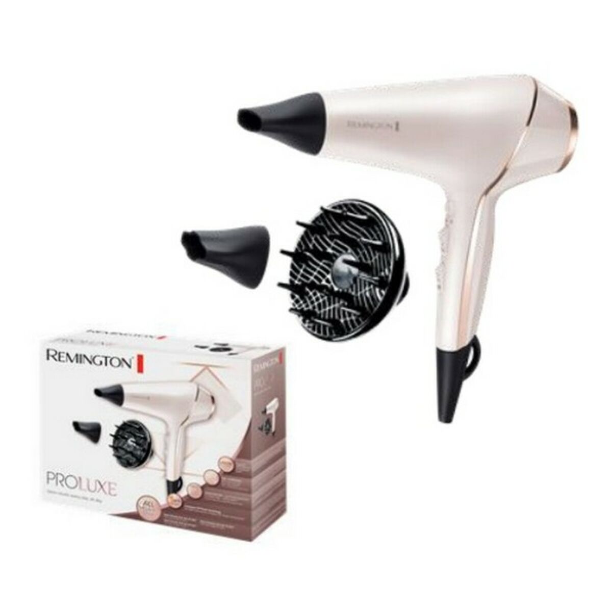Hårtork PROluxe AC9140 Remington AC9140 2400W Svart Beige 2400 W - 2