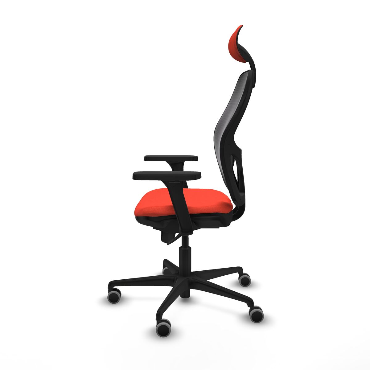 Kontorsstol med nackstöd Jorquera Piqueras y Crespo 3D036G1 Mörk Orange - 3