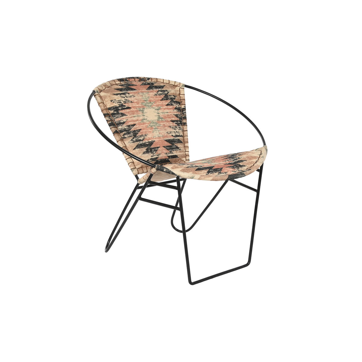 Stol DKD Home Decor Multicolour 76 x 76 x 63 cm - 5