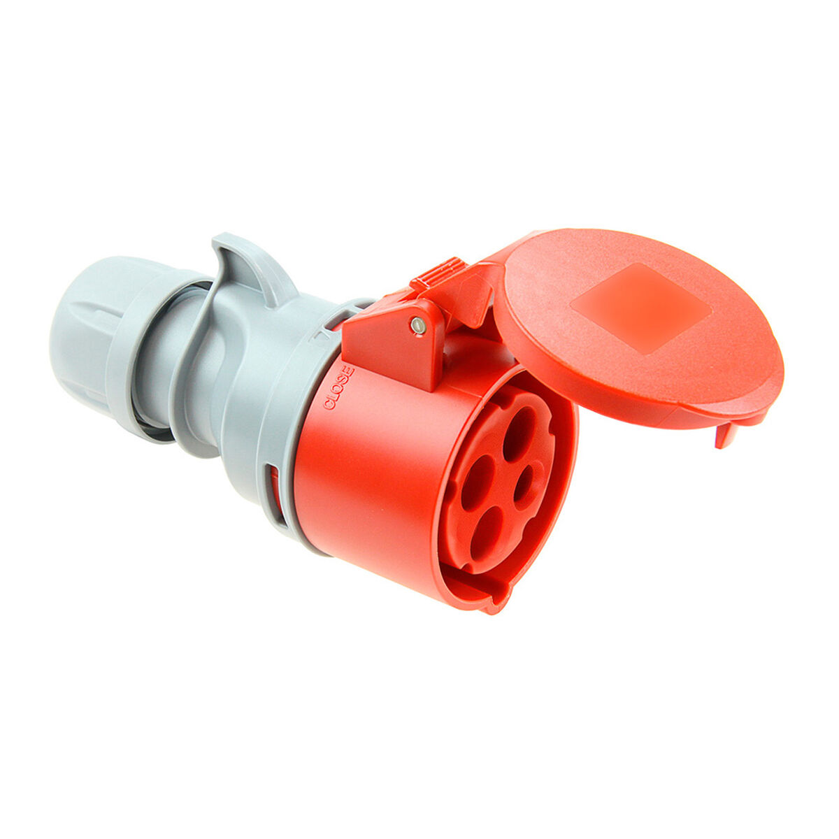 Eluttag Solera 903144a 3P+T CETAC Aeriell Röd 32 A IP44 - 2