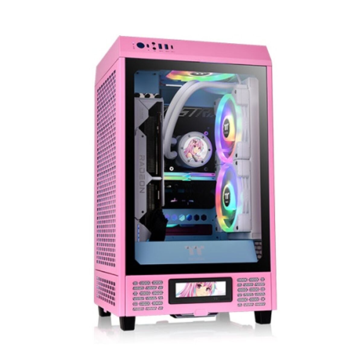 ATX Semitorn THERMALTAKE THE TOWER 200 Rosa - 2